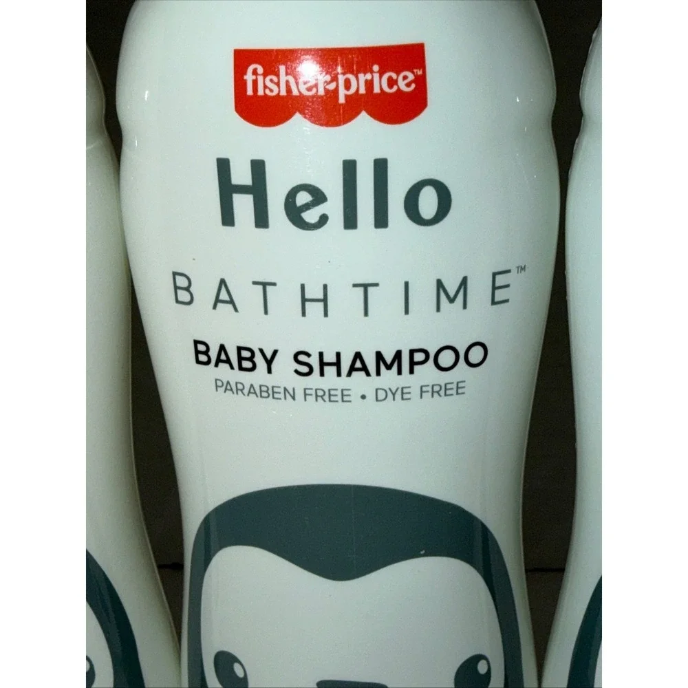 Fisher-Price Hello Bathtime Baby Shampoo Hypoallergenic 10oz 4 Pack Penguin‎ Lot